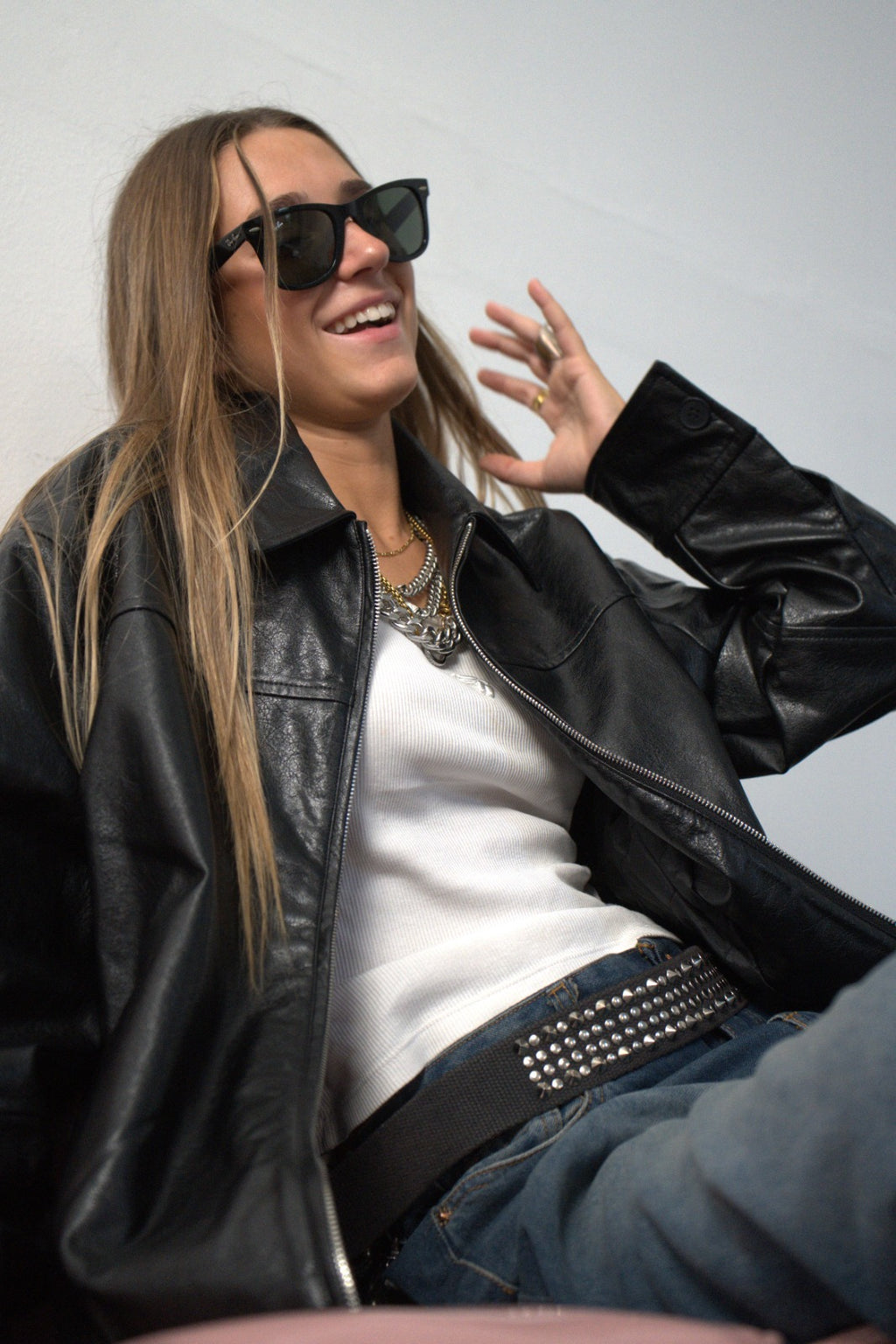 Campera de cuero